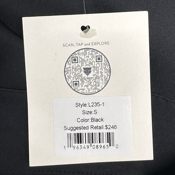 NWT | Lita by Ciara | Silk V-neck Slip Dress | Black | L235-1 | Small - Picture 6 of 13